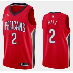 Dres New Orleans Pelicans Lonzo Ball 2 2020-21 Jordan Brand Statement Edition Swingman